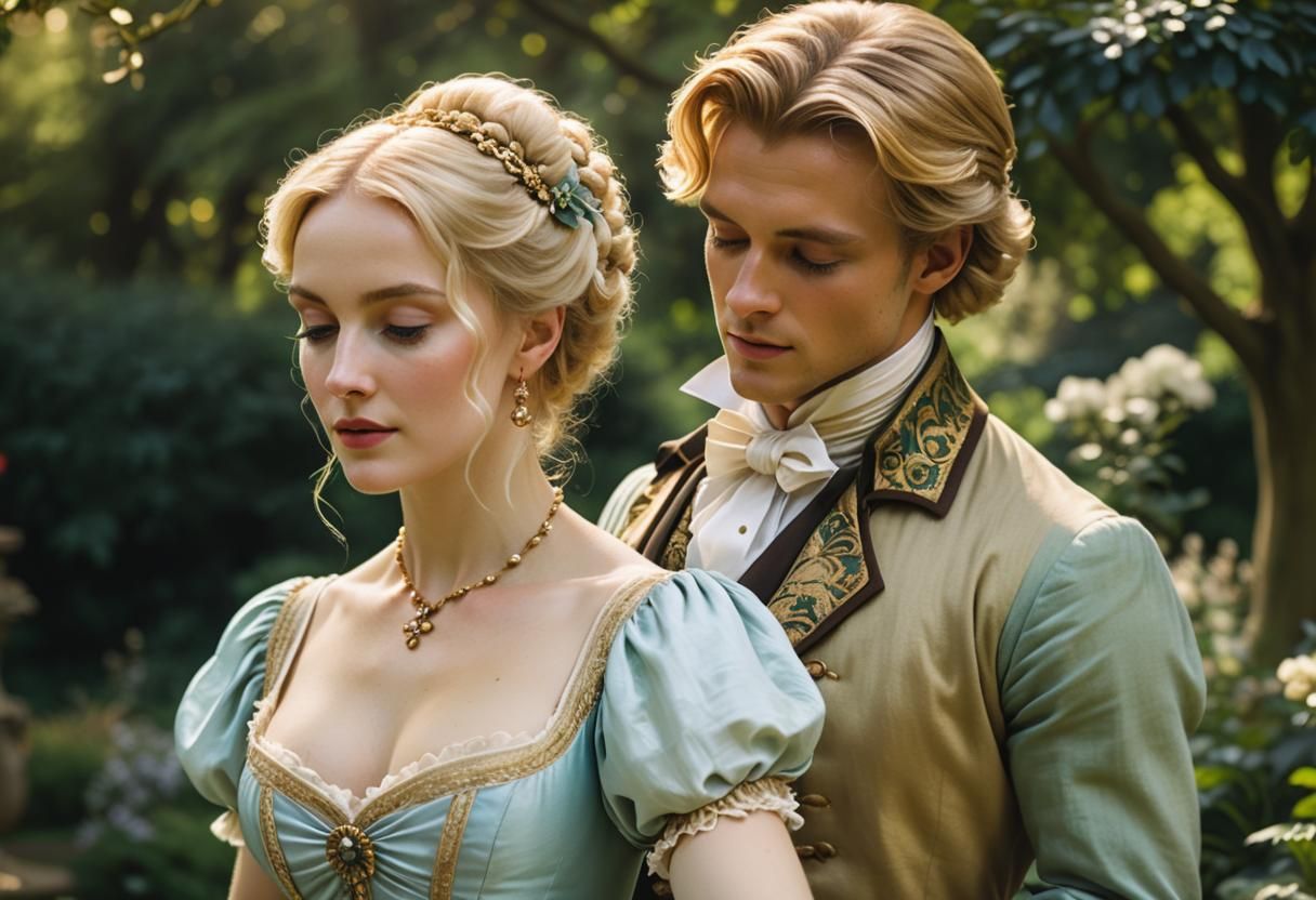 Regency Romance in a Lush English Garden
