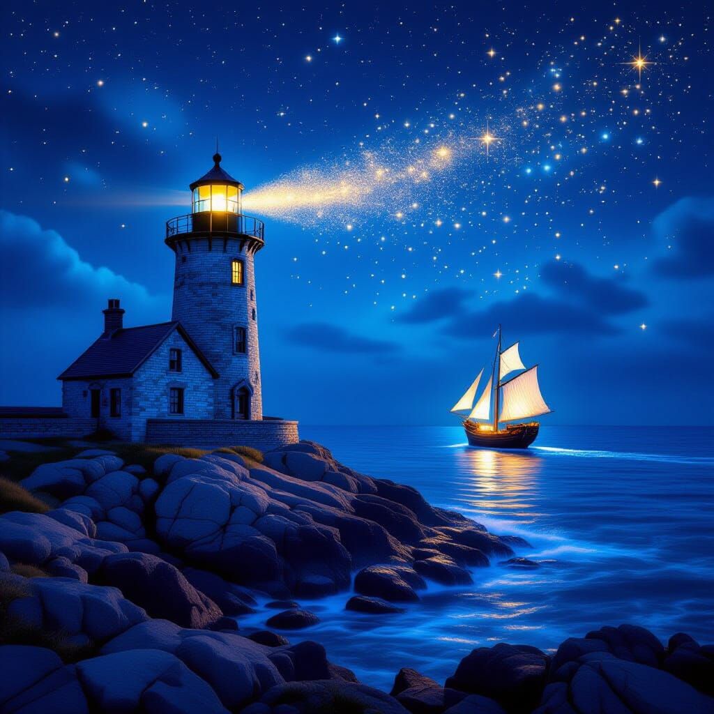 「綺羅星灯台」Kiraboshi Tōdai - Sparkling Star Lighthouse