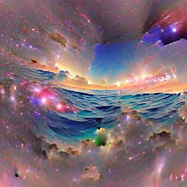 Vast Ocean Representing the Meaning of Life