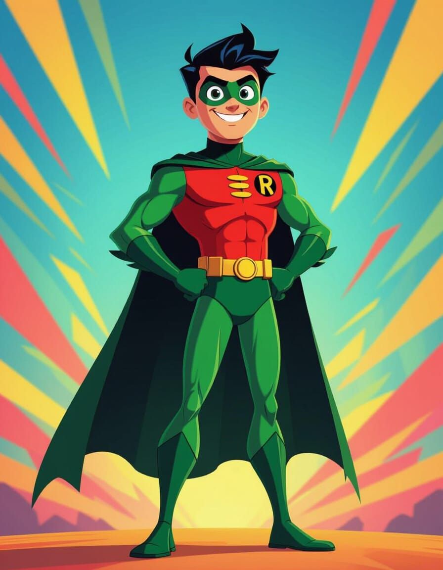 Robin from Teen Titans: 3D Animated Rendition