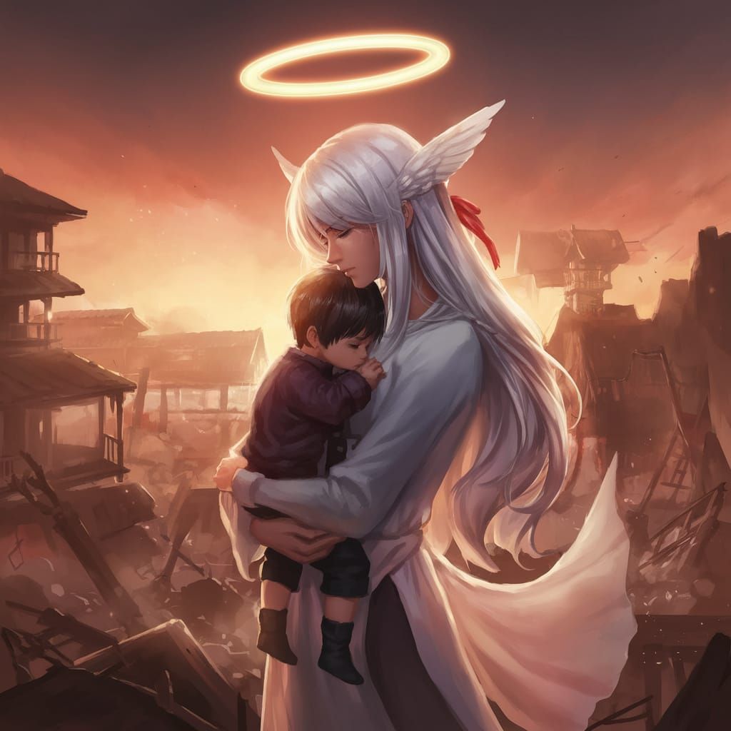 Angel of Hope in War-Torn Japan