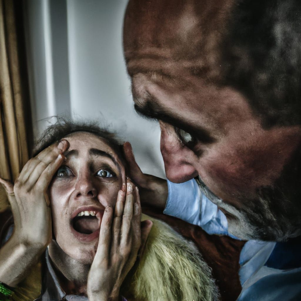 Emotional Therapy Session in Street Photography Style