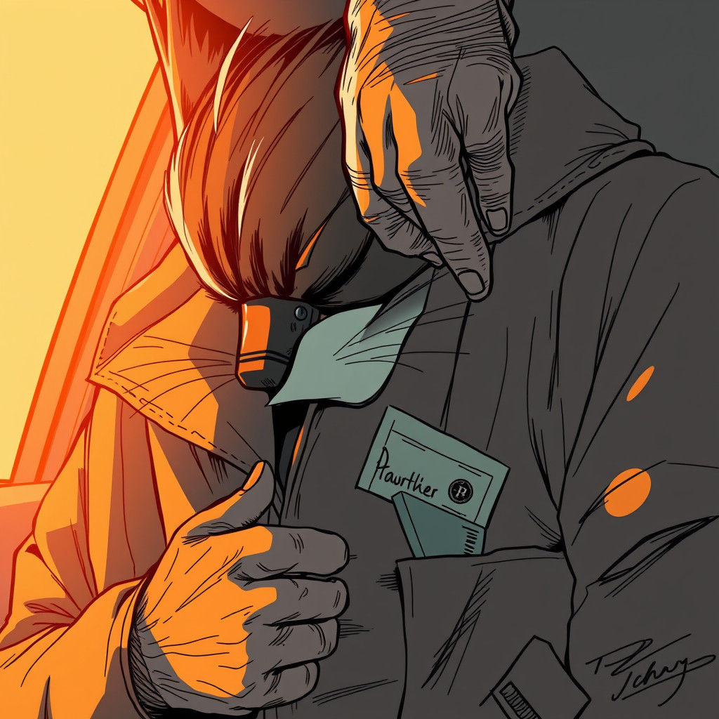 Sylvester's Intense Moment in Solarpunk Atmosphere