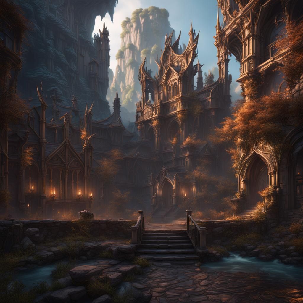 Fantastical Fourth Wing Matte Painting