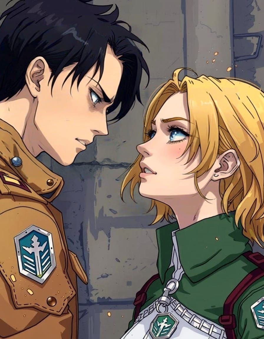 Dark Fantasy Levi Ackerman Romance in Attack on Titan Style