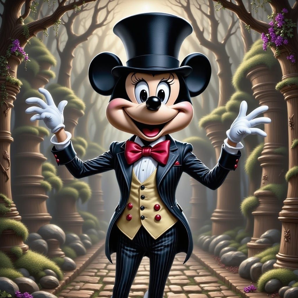 <lora:Disney Art Flux:1.0>   Mickey Mouse, disney