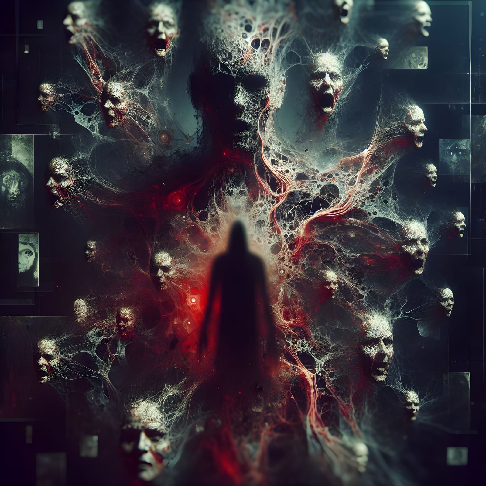 Ethereal Horror Within Dark Cinematic Artwork