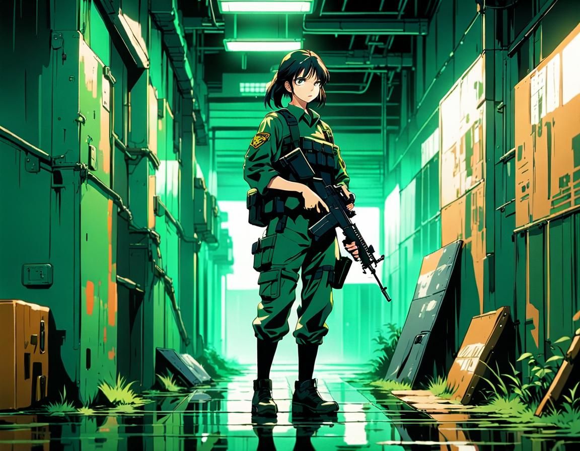 A 90's anime about war