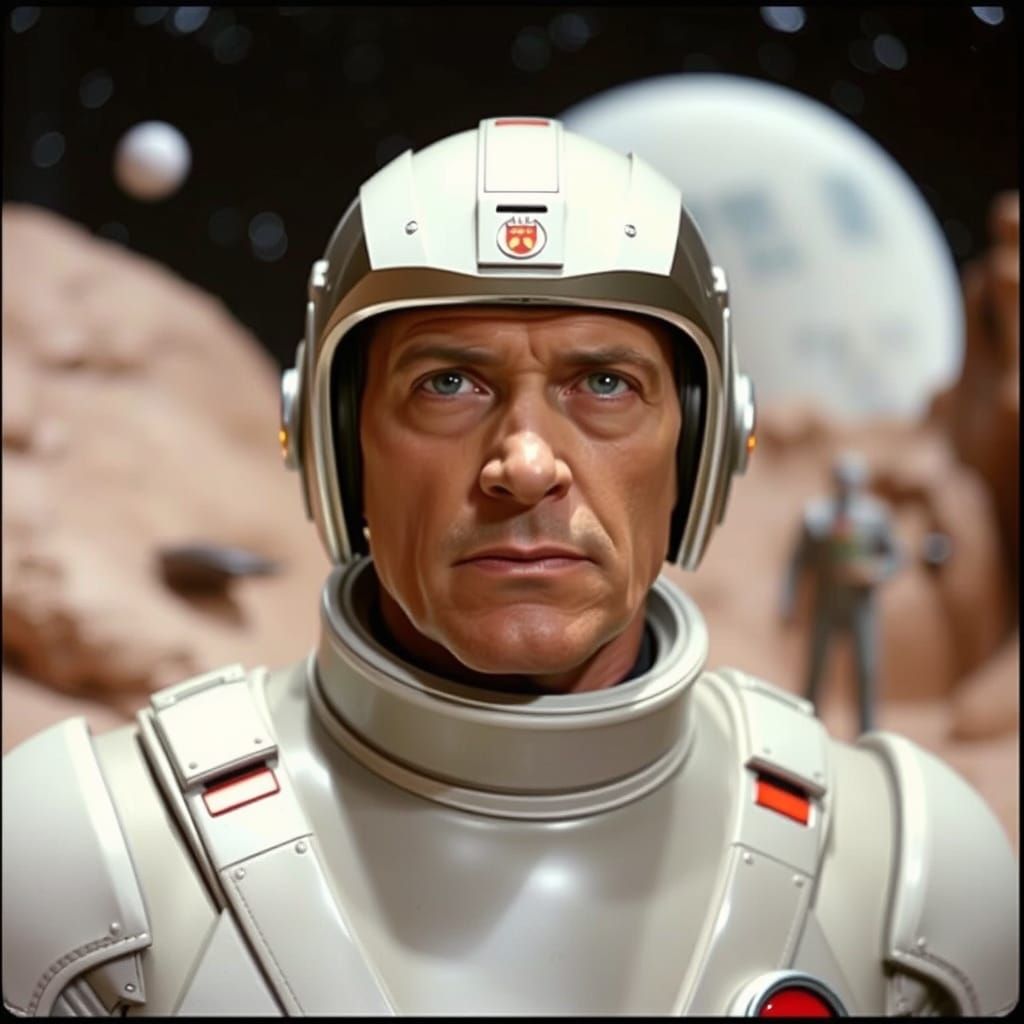 Science Fiction Hero in Photographic Realism