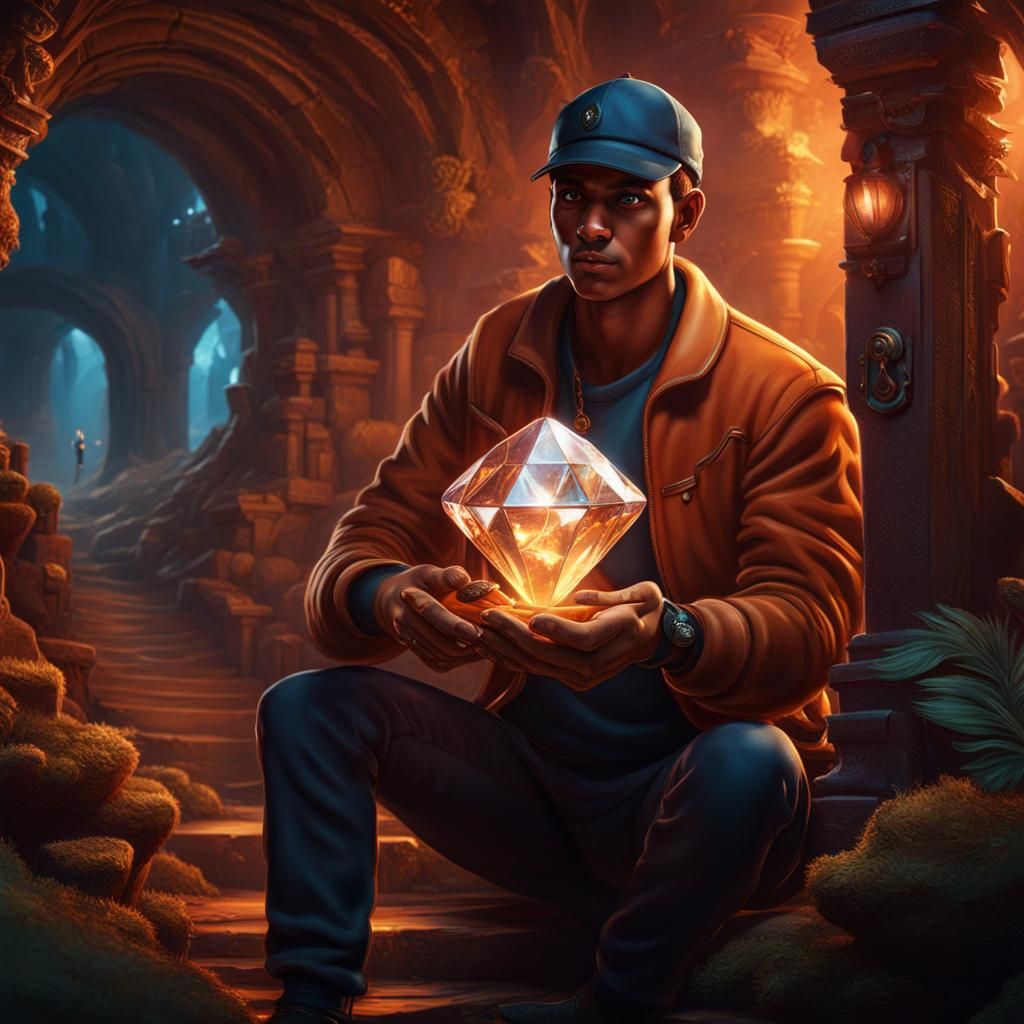 Delivery Boy Diamond Ring Book Cover Art