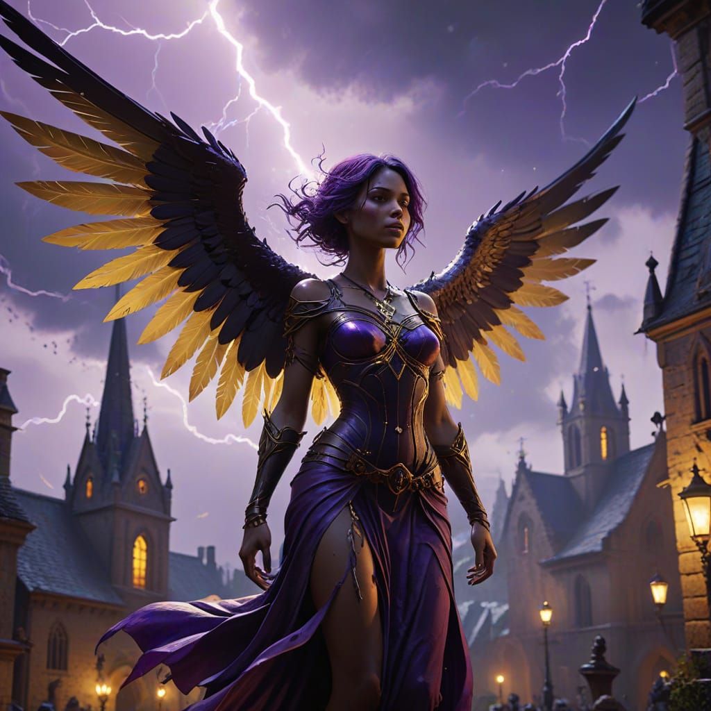 Angel of Death Descends on Medieval Village in Dark Fantasy ...