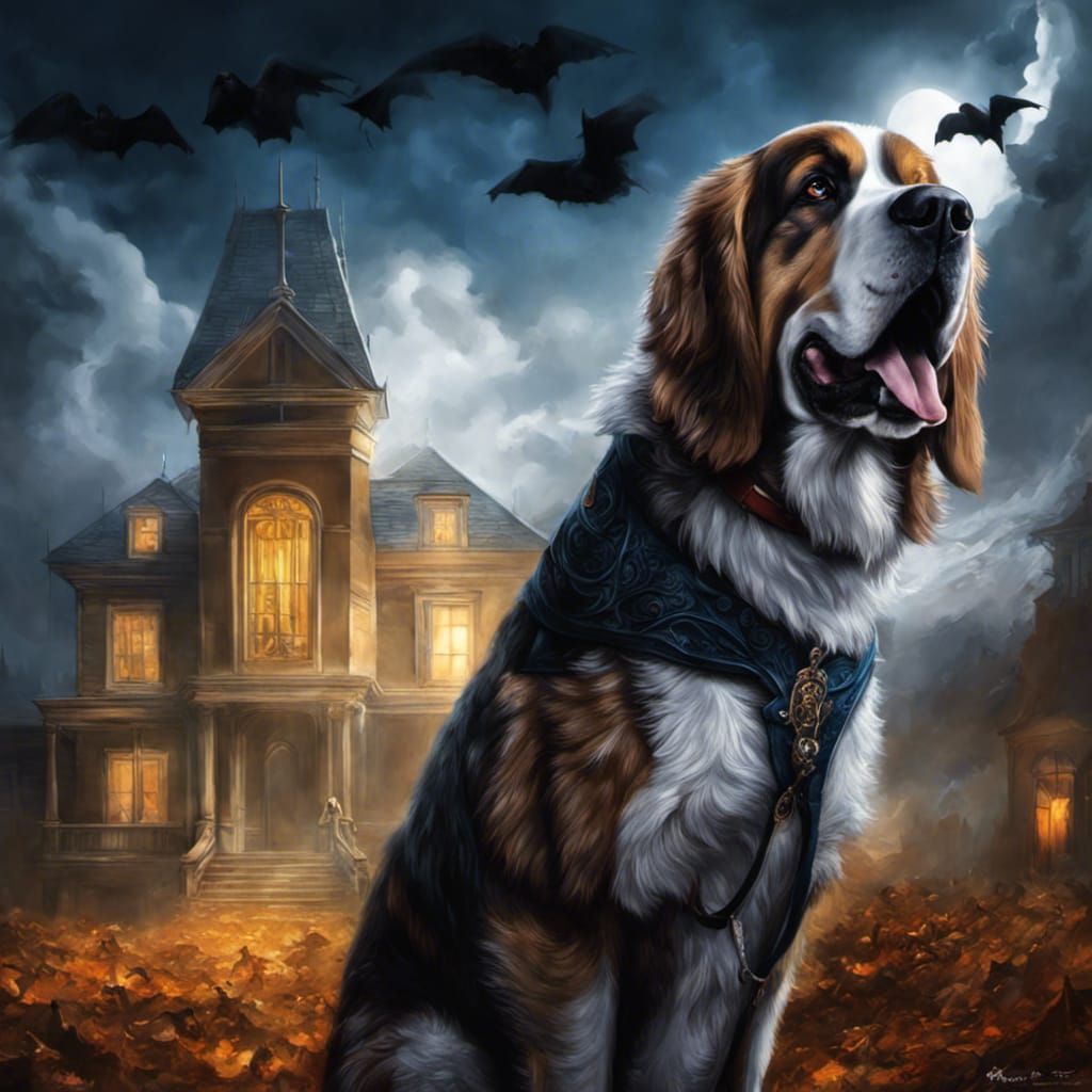 A Saint Bernard dog named Cujo