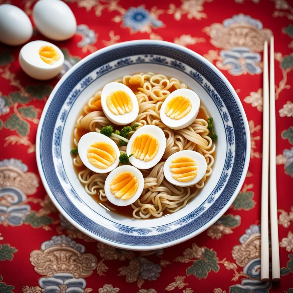 Delicious Ramen Soup Still Life Photography