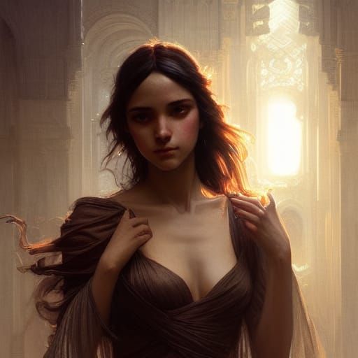 Dance of the Seven Veils: Fantasy Digital Art