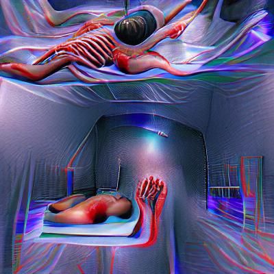 Abstract Out-of-Body Experience: Surreal Visual