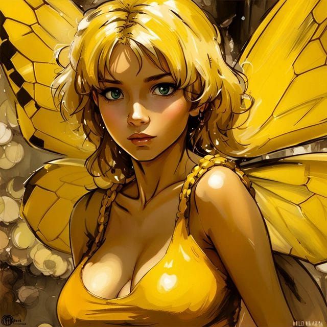 Maia the bee...human version - AI for fun