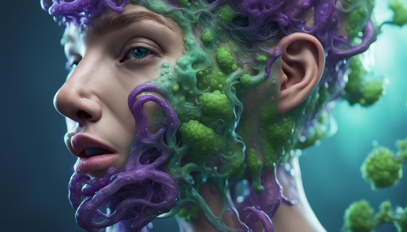 Woman Covered in Parasitic Amoebas