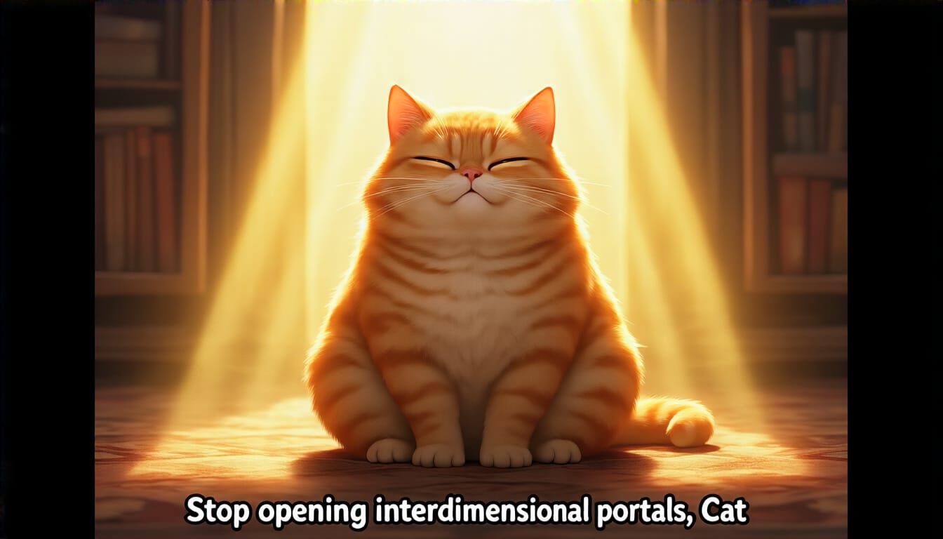 Orange Cat Ready to Assign a Quest