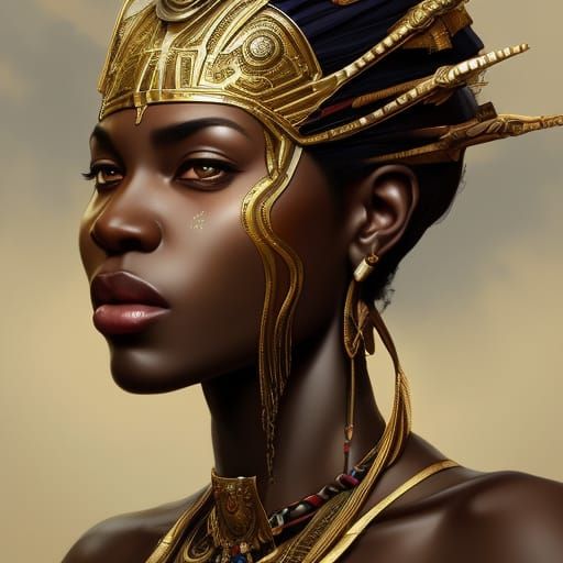 African female warrior