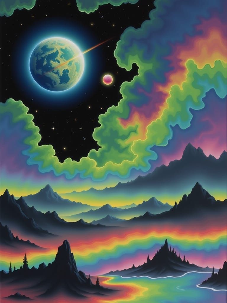 Surreal Landscape at the Edge of Reality