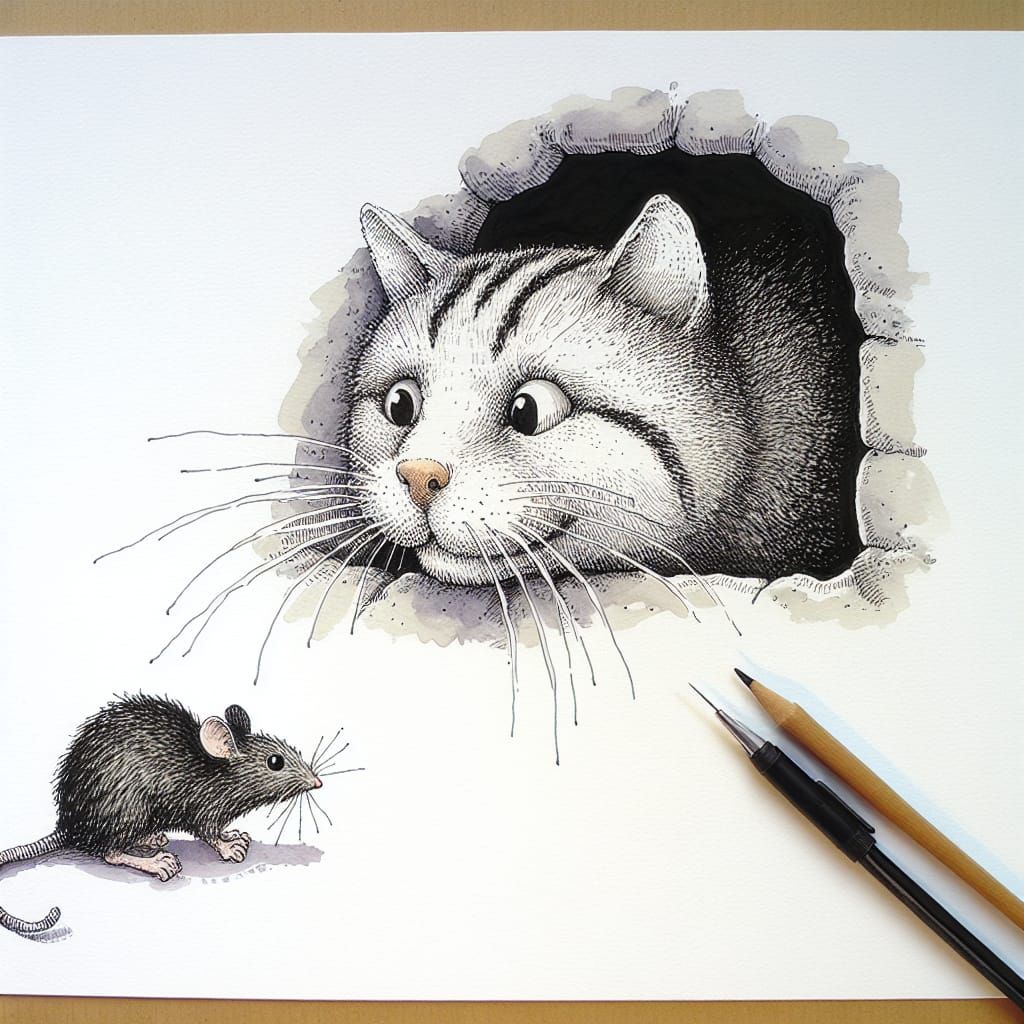 Cat and mouse
