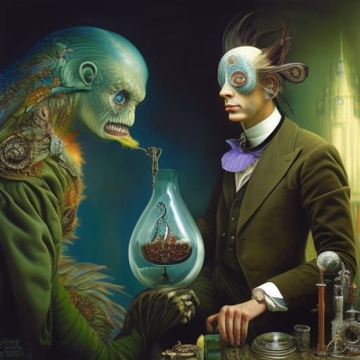 Dr. Jekyll's Psychedelic Transformation into Mr. Hyde