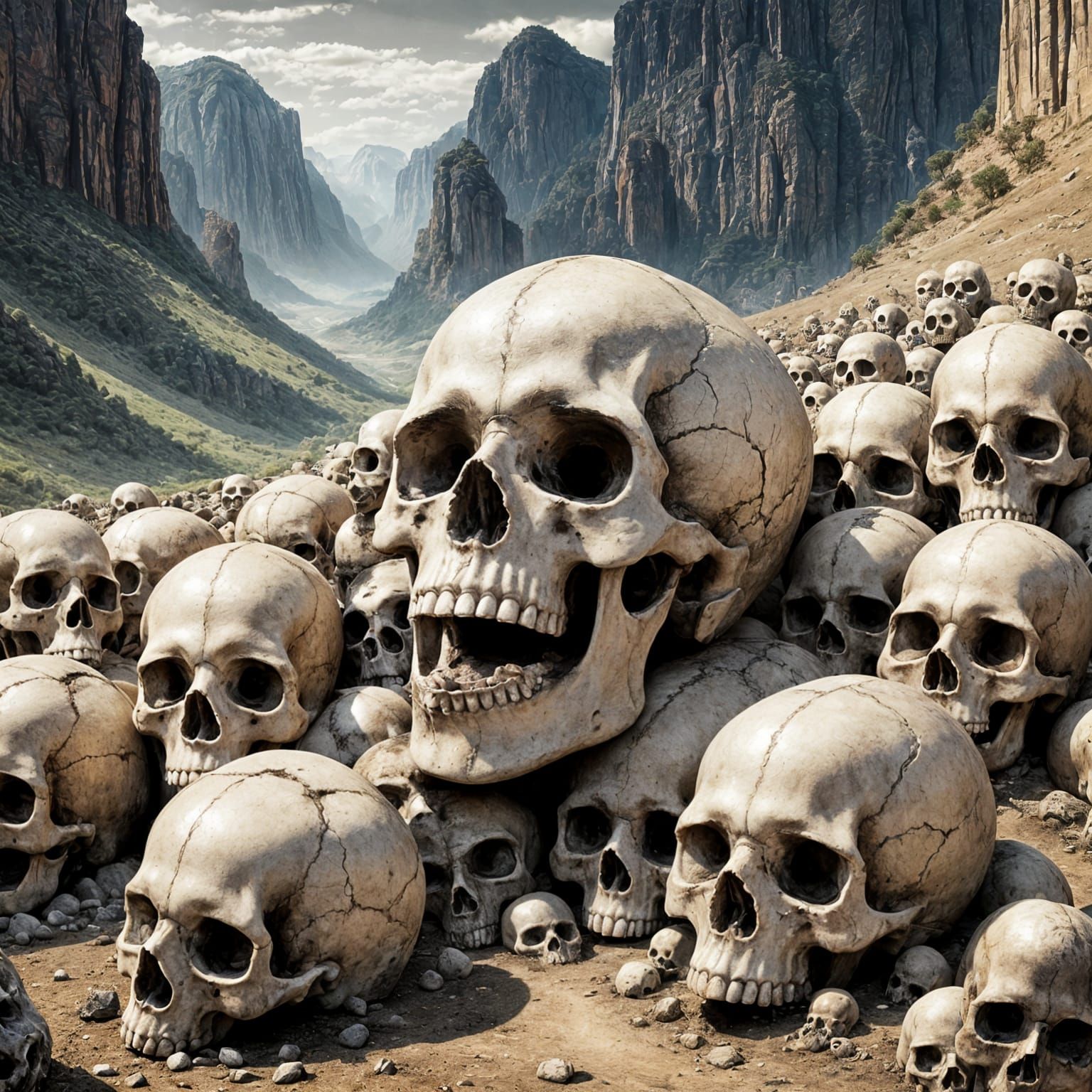 Valley of skulls