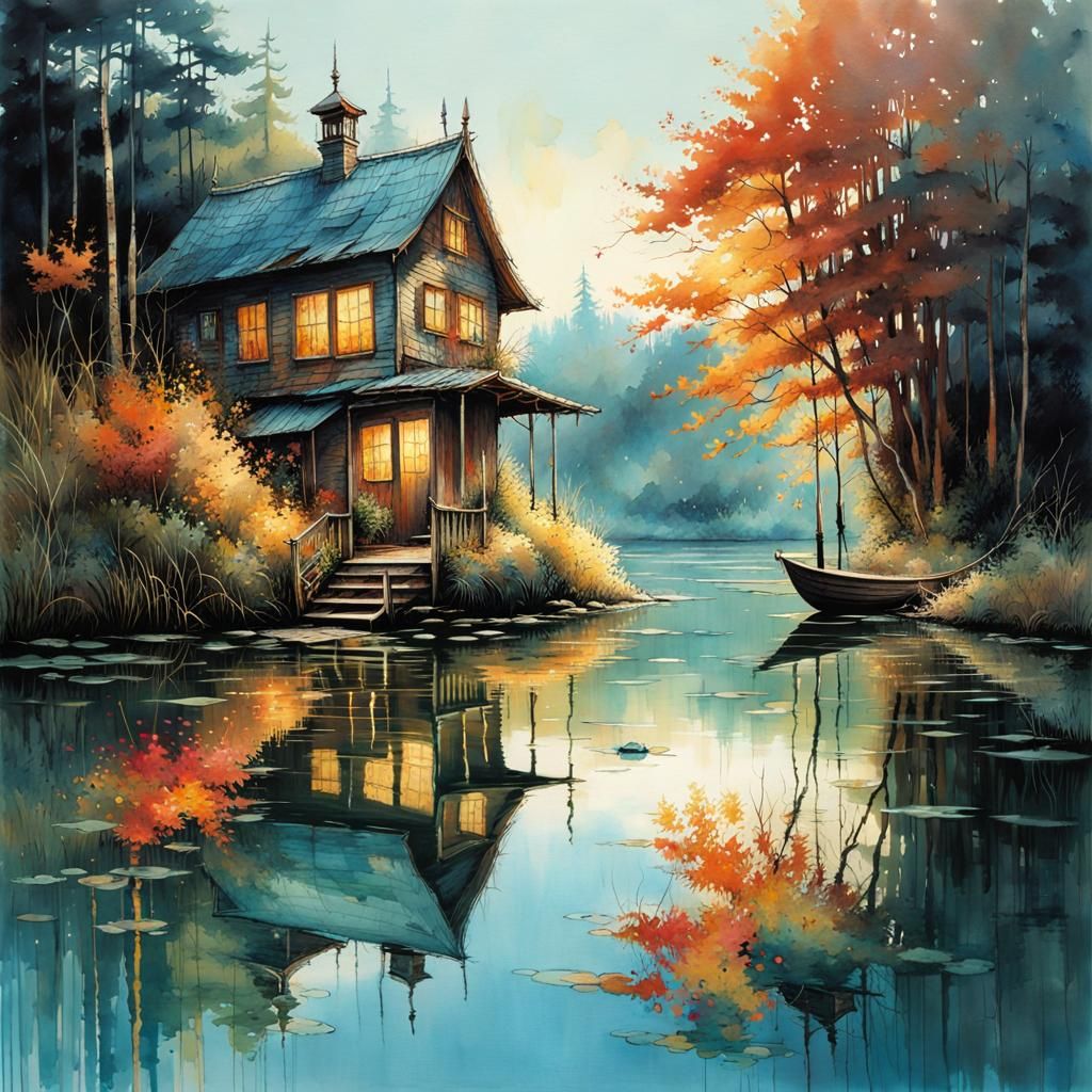 Reflections on water DC