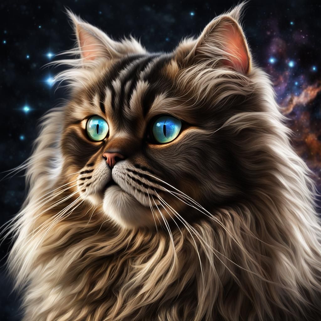 Confused Cosmic Cat
