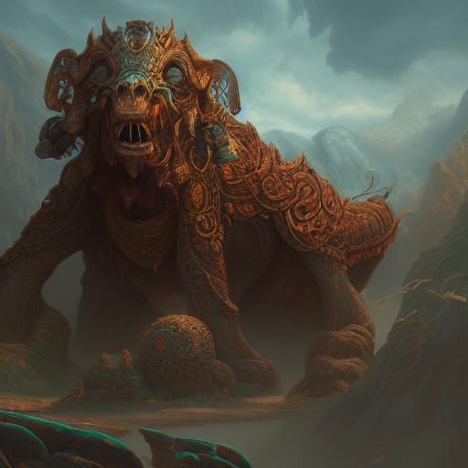 Godrick the Grafted: Detailed Fantasy Concept Art