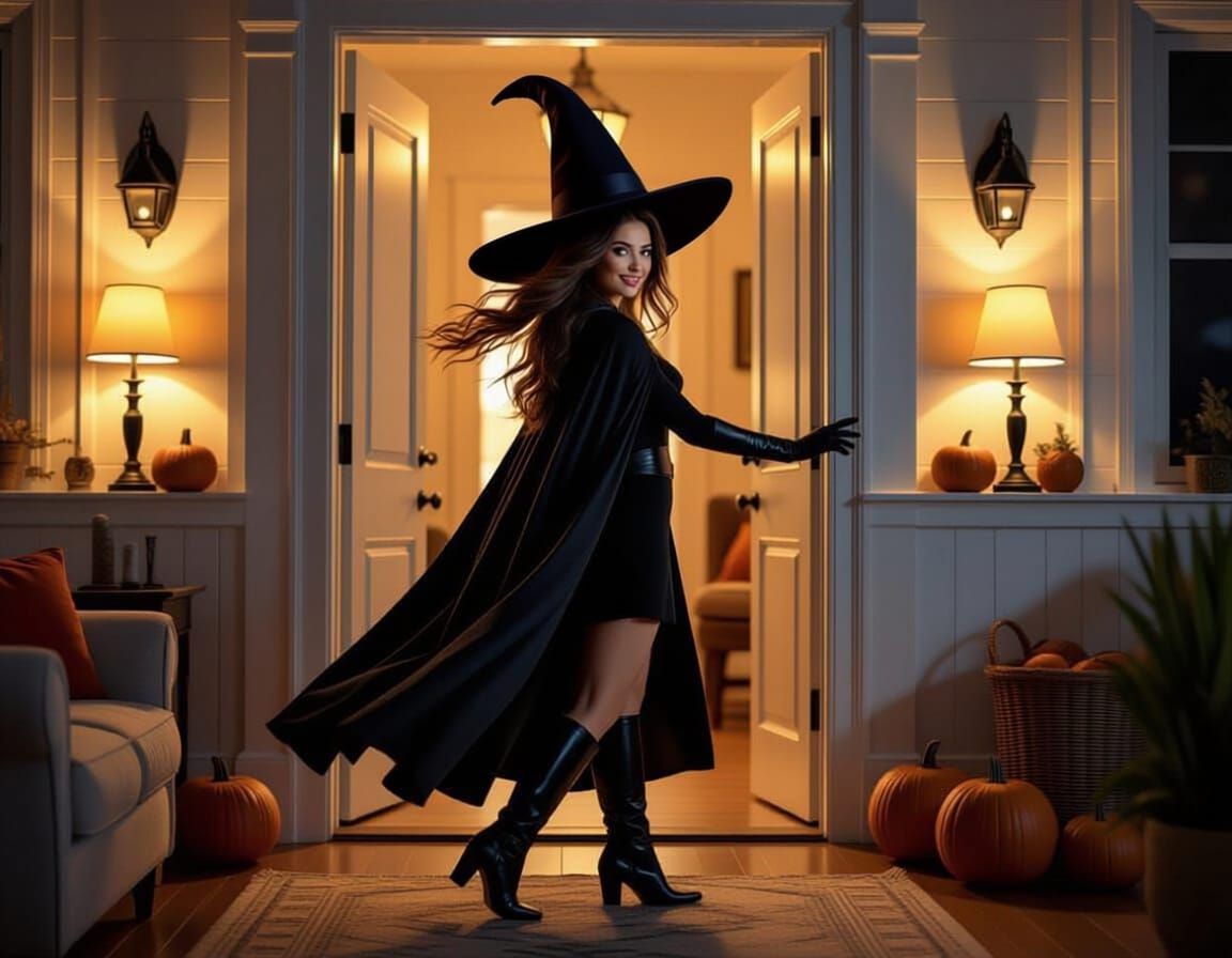 No, you can not eat the Trick-or-Treaters ...