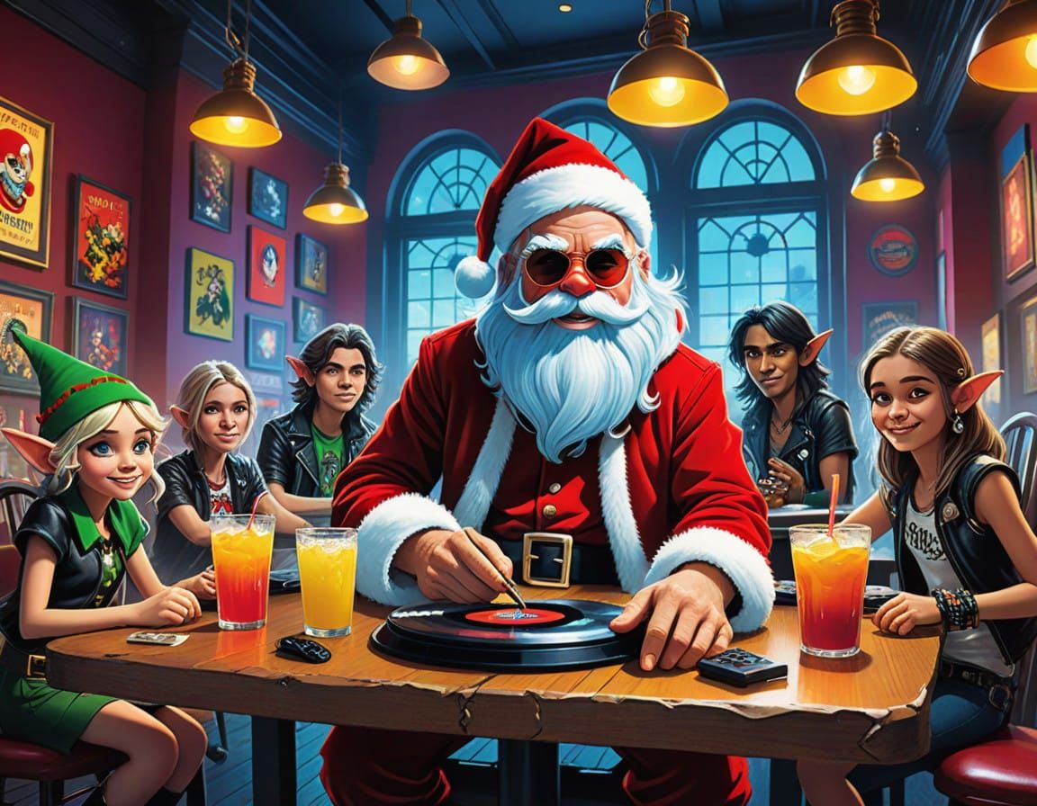 Santa's Rockstar Elves Unite at the Hard Rock Cafe