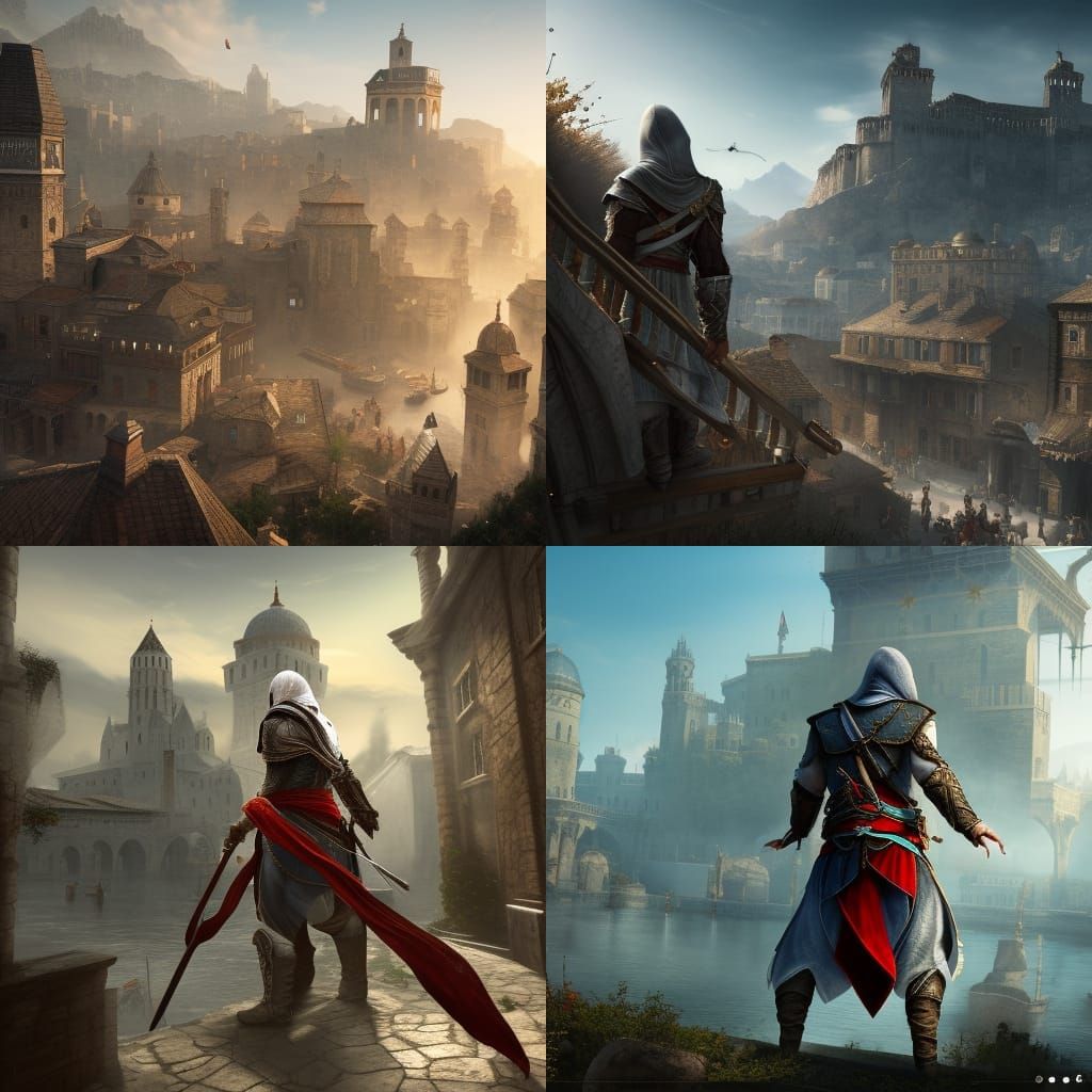Assassin's Creed: Detailed Matte Painting in Unreal Engine