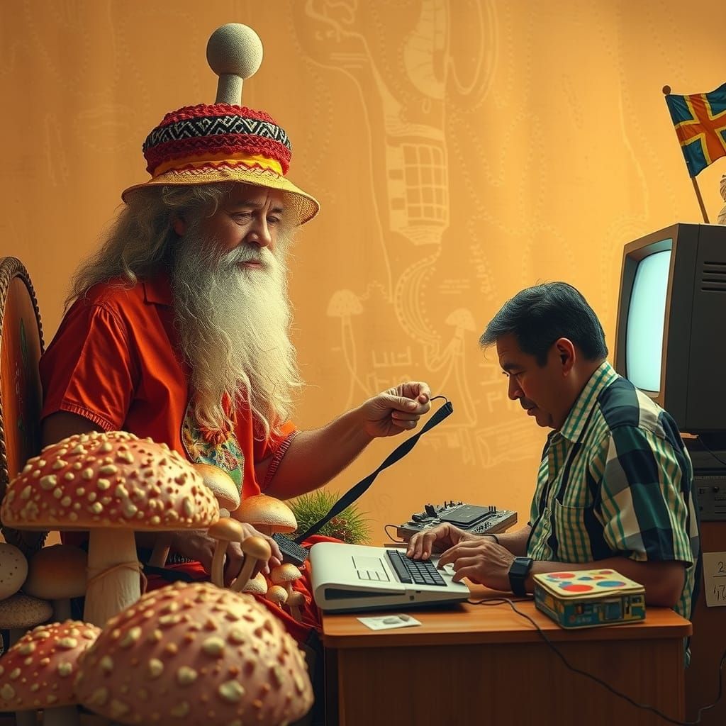 Peruvian-American Centenarians Repair Ancient Computer