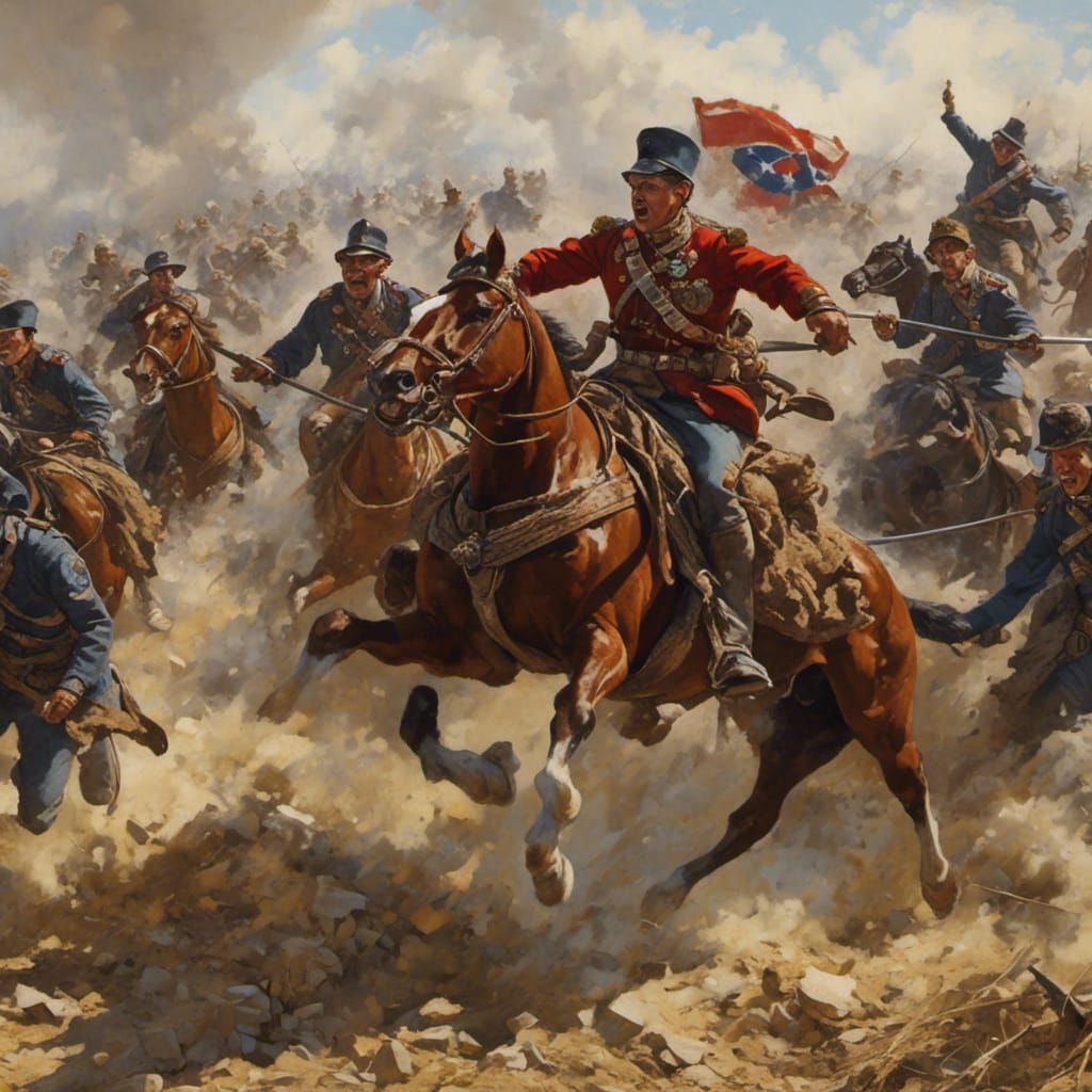 442nd Infantry Charge in Hyperreal Detail