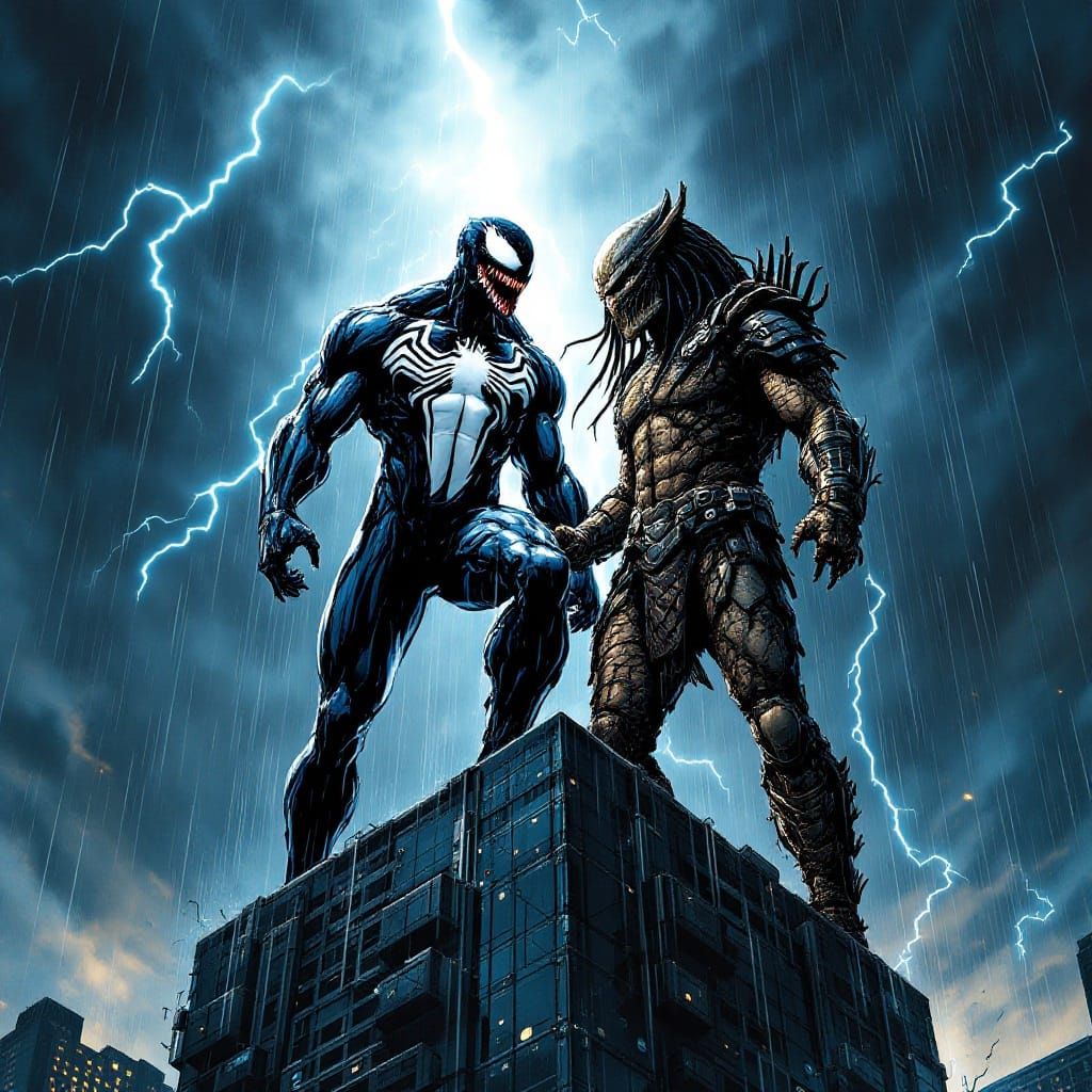 Venom and The Predator Unite in Epic Comic Book Crossover