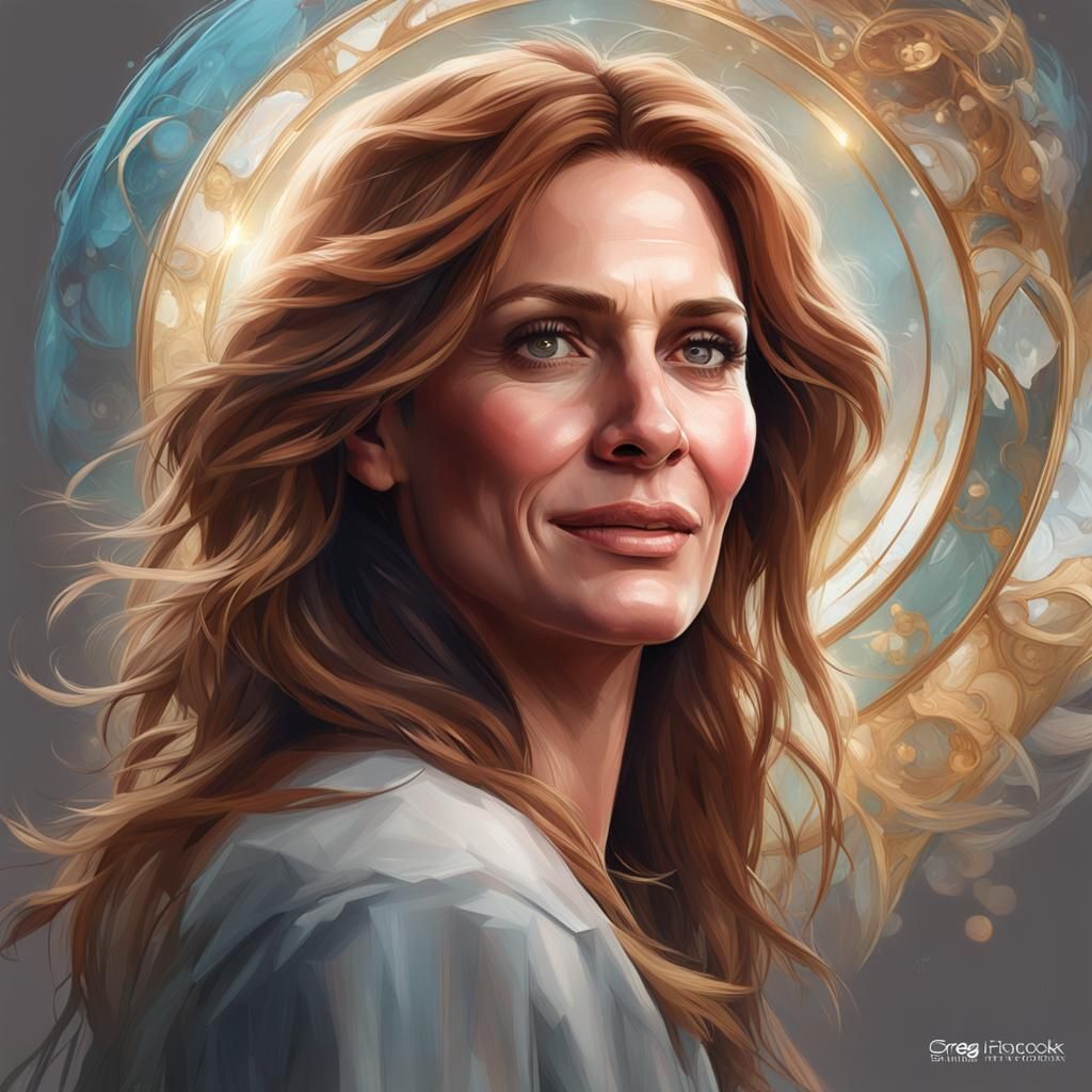 High-Quality Portrait of Julia Roberts