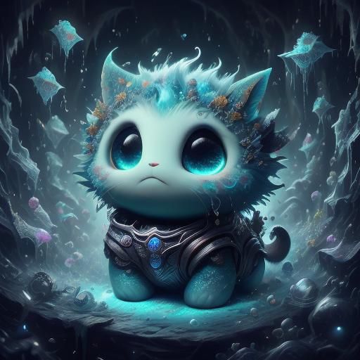 Gothic Portrait of Fendena with Glossy Effect