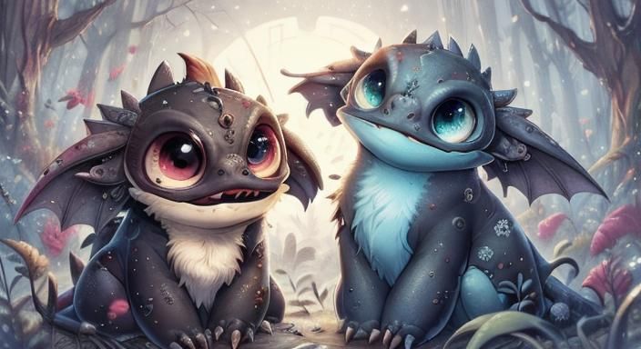 AI Generated Cute Character: Beauty Concept