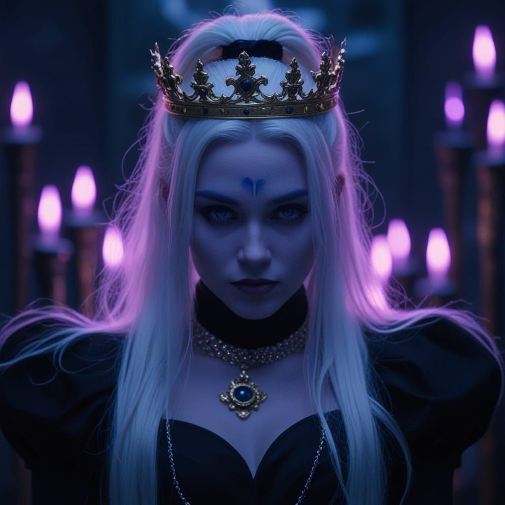 Ethereal Angel Unleashes Power in Dark, Moody Portrait