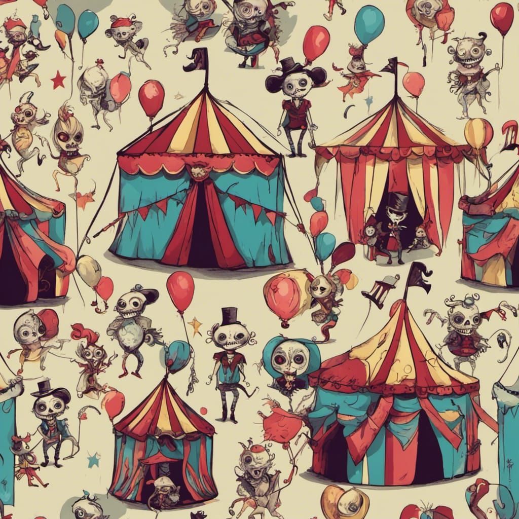 Creepy Circus Wallpaper