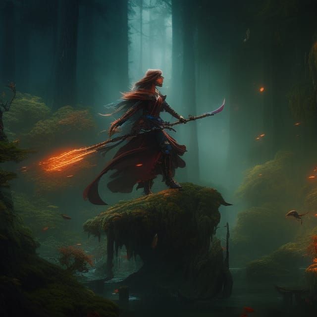 Majestic Eagle Portrait in Hyperdetailed Digital Art