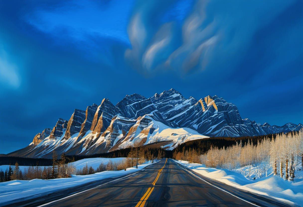 Grand Landscape in Group of Seven Style