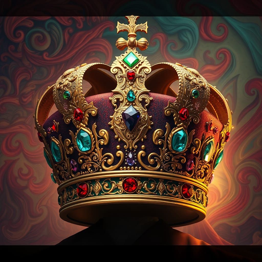 Ornate Crown of Saint Stephen: Fantasy Concept Art