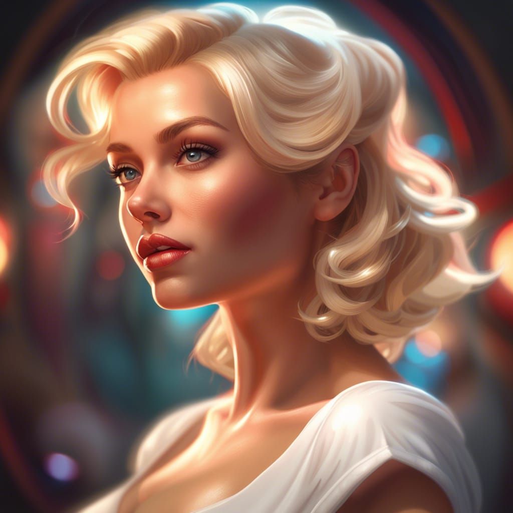 Pinup blonde