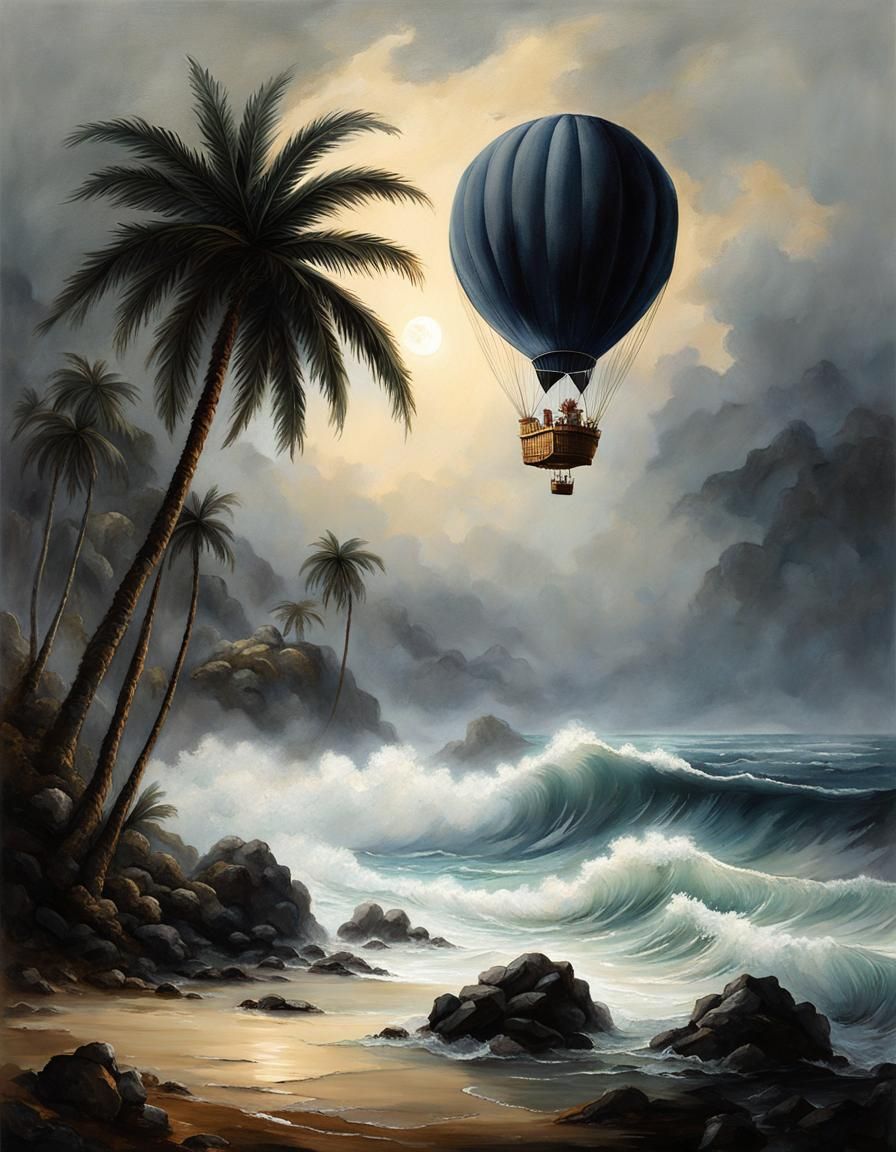 The mysterious island by Jules Verne