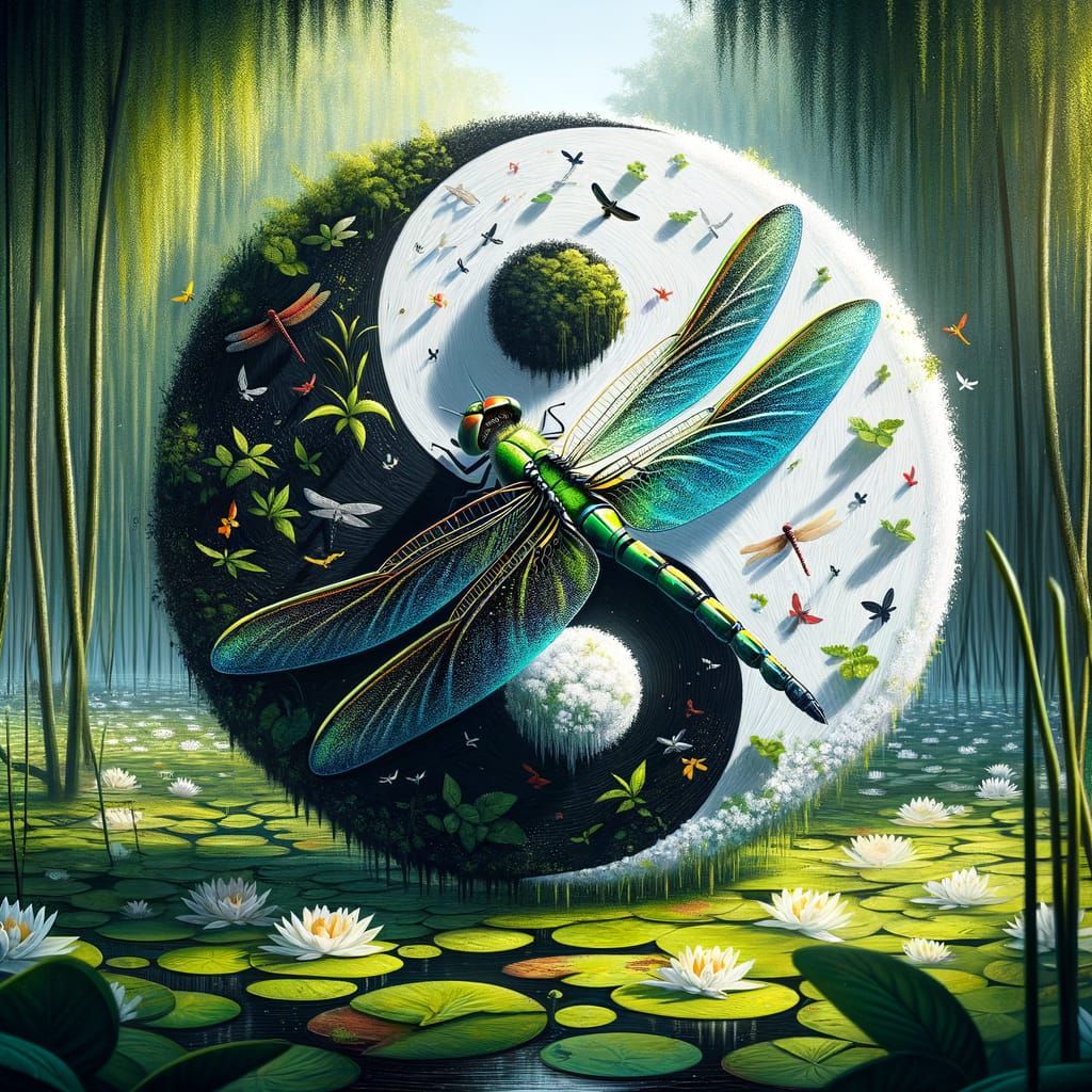 Yin-Yang Dragonfly