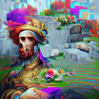 Psychedelic Renaissance Game Over Concept Art