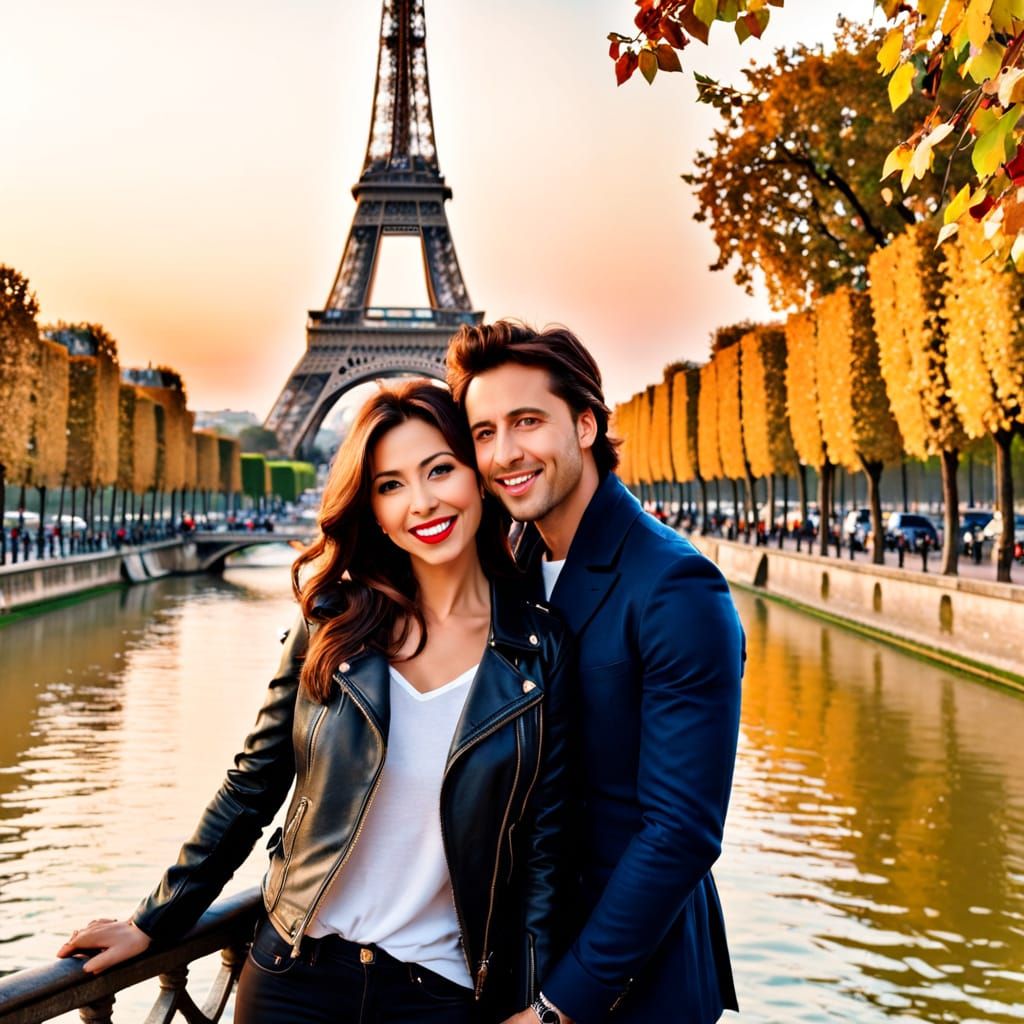 Eiffel Tower Art: Love, Joy, and Happiness