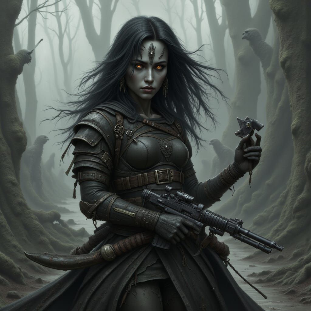 Shadow Infantry Warrior in Digital Camouflage